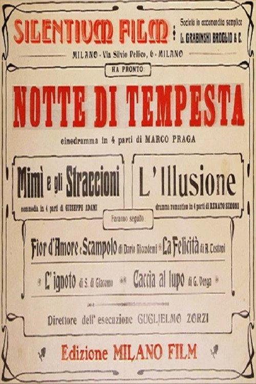 Night of the Storm 1916 official movie poster