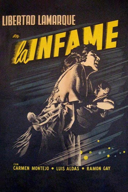 La infame 1954 official movie poster