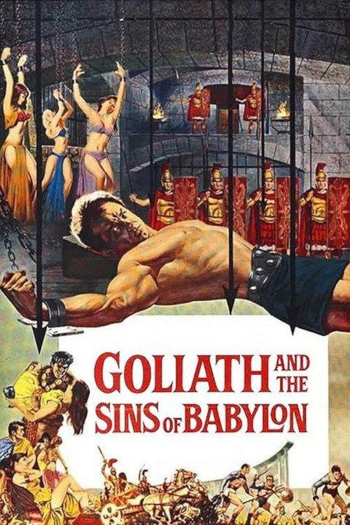 Goliath and the Sins of Babylon 1963 official movie poster