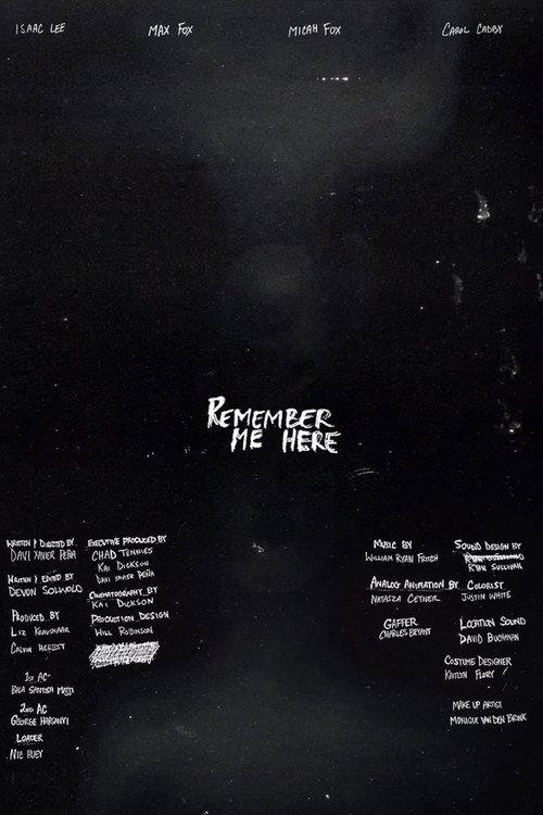 Remember Me Here 2024 official movie poster