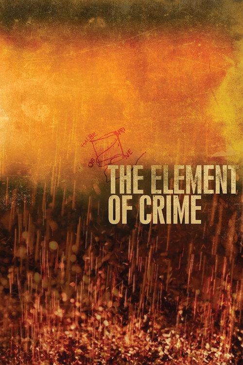 The Element of Crime 1984 official movie poster