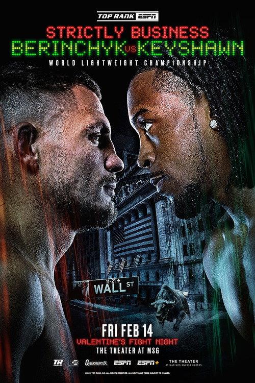 Denys Berinchyk vs. Keyshawn Davis 2025 official movie poster