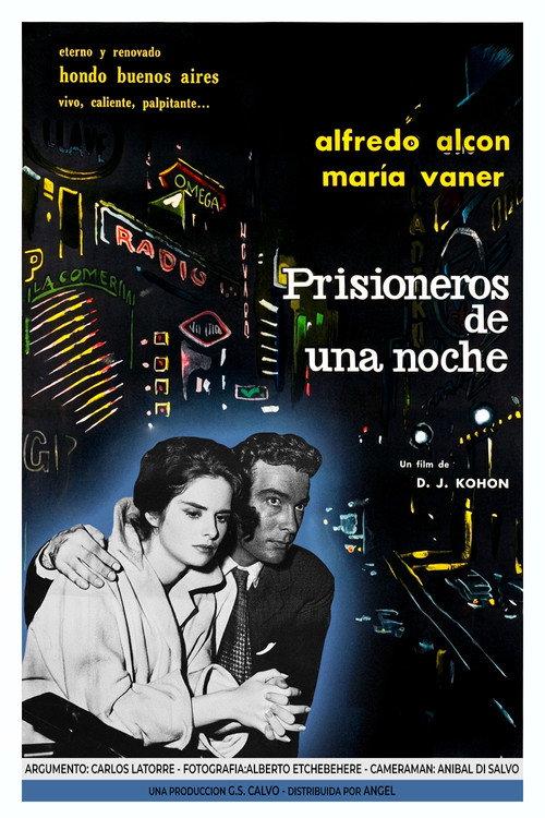 Prisioneros de una noche 1962 official movie poster