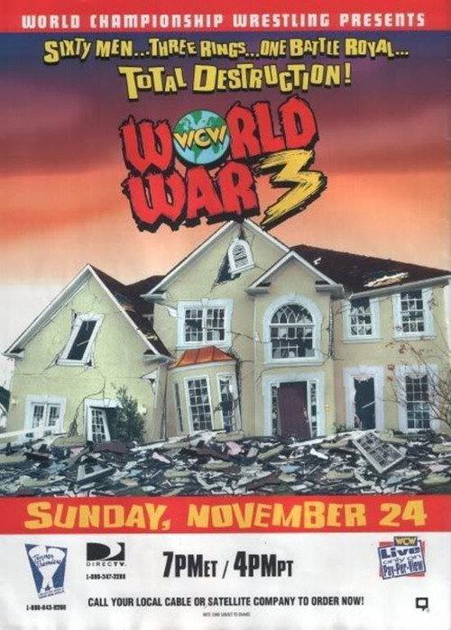 WCW World War 3 1996 1996 official movie poster