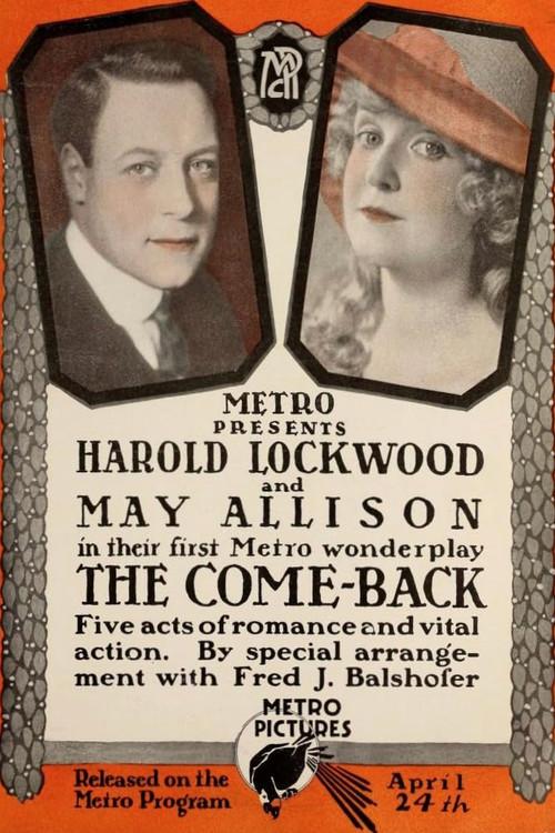 The Come-Back 1916 official movie poster