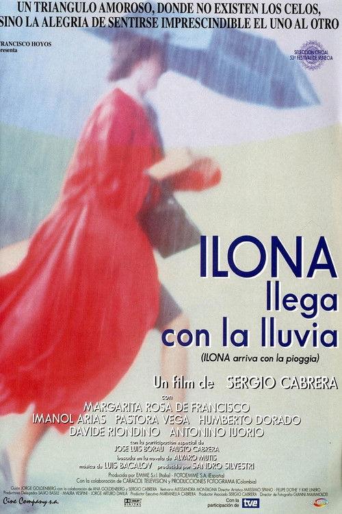 Ilona Arrives with the Rain 1996 official movie poster