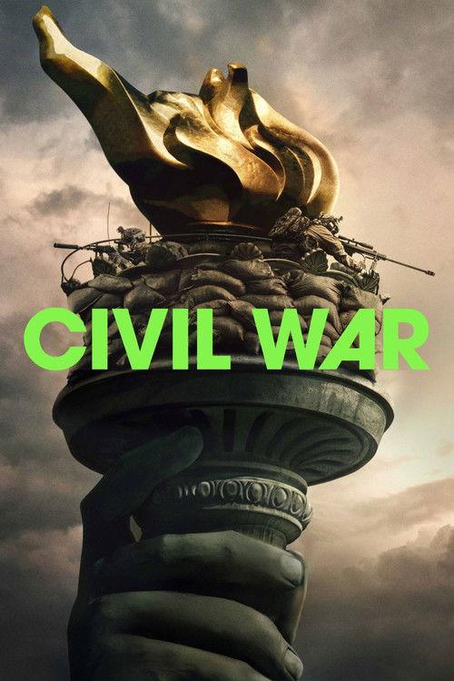 Civil War 2024 official movie poster