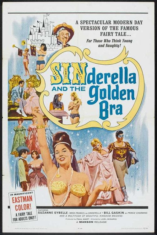 Sinderella and the Golden Bra 1964 official movie poster