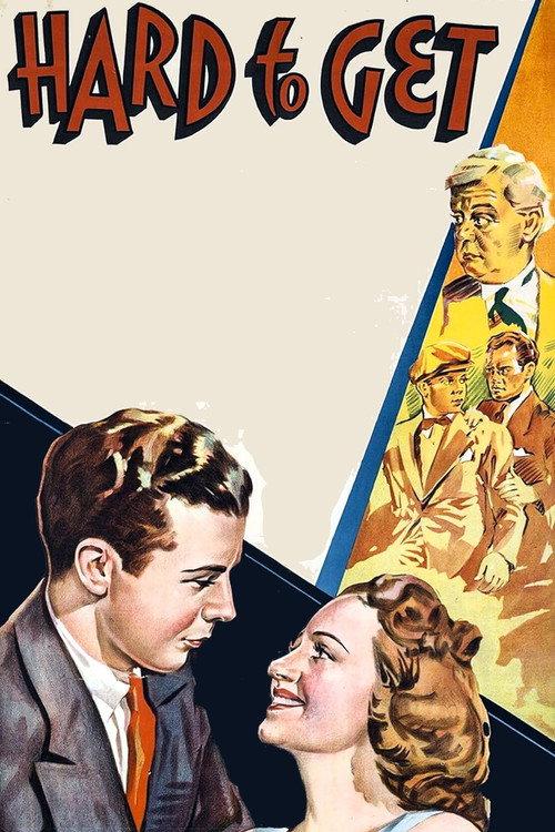 Hard to Get 1938 official movie poster
