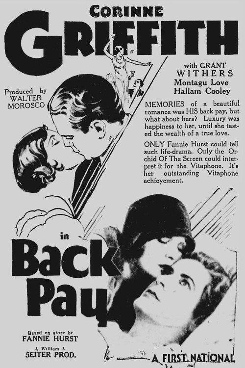 Back Pay 1930 official movie poster