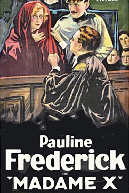 Madame X 1920 official movie poster