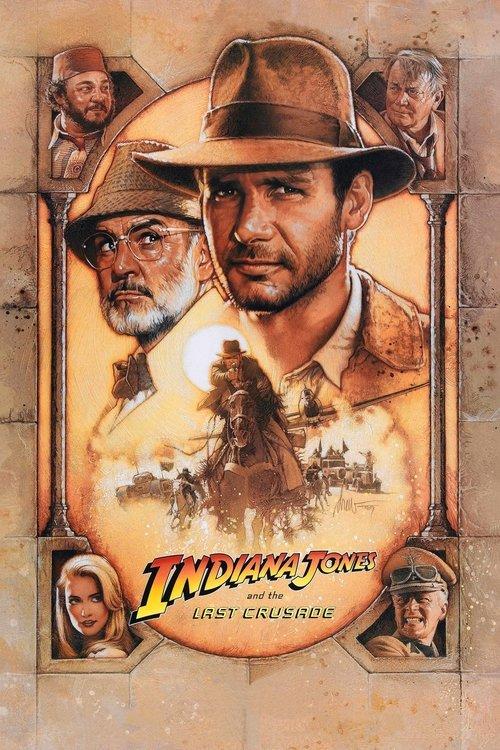 Indiana Jones and the Last Crusade 1989 official movie poster