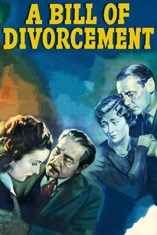 A Bill of Divorcement 1940 official movie poster