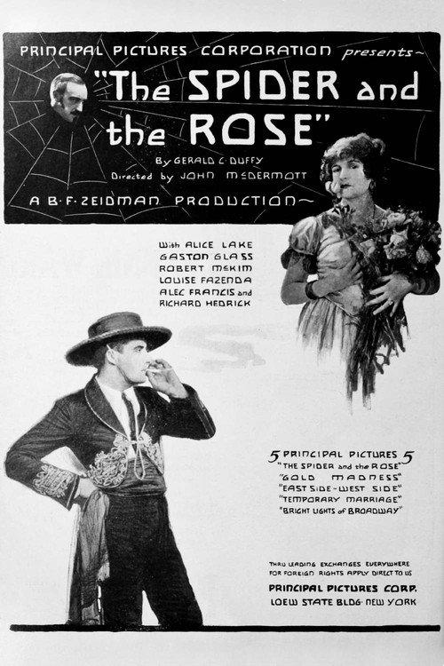 The Spider and the Rose 1923 official movie poster