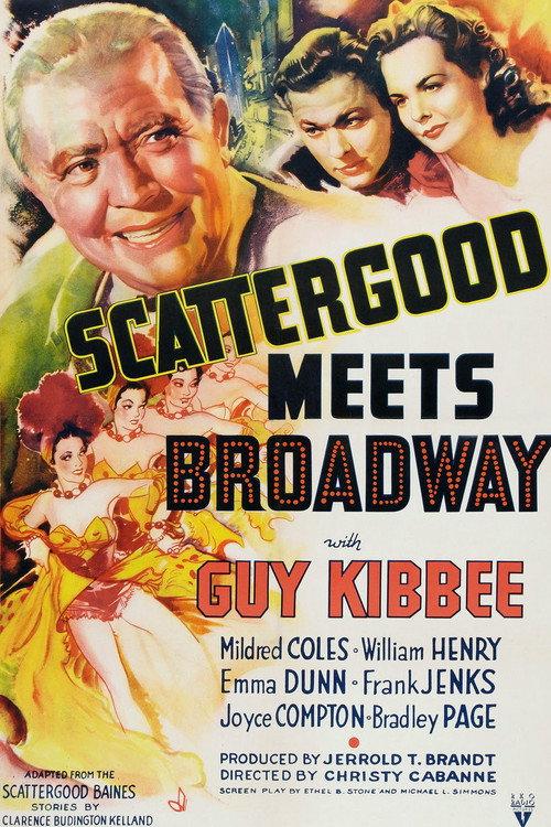 Scattergood Meets Broadway 1941 official movie poster