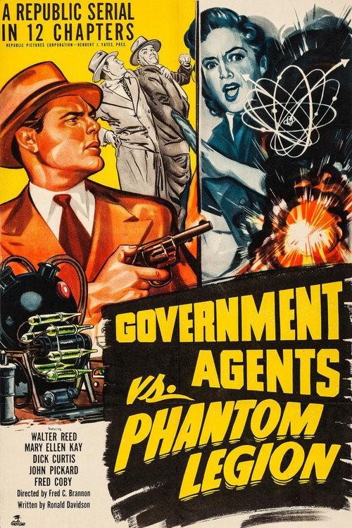 Government Agents vs Phantom Legion 1951 official movie poster