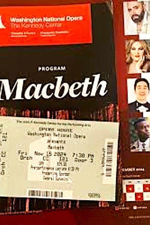 Macbeth: Washington National Opera 2024 official movie poster