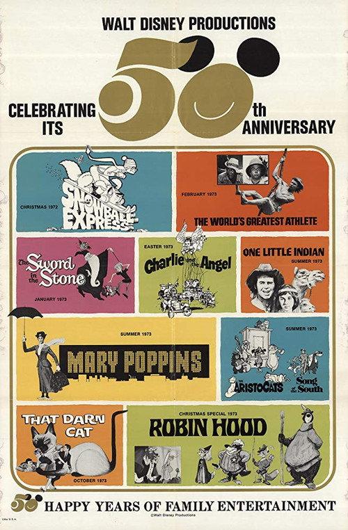Walt Disney's 50th Anniversary Show 1973 official movie poster