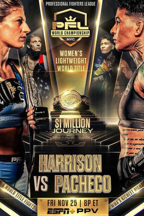 PFL 2022 #10: Championships - Harrison vs Pacheco 2022 official movie poster