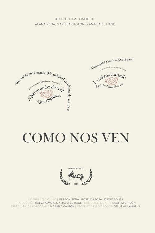 Como Nos Ven 2024 official movie poster