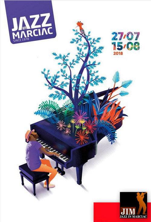 Jazz in Marciac 2018 - Dave Holland, Zakir Hussain, Chris Potter - 2018 official movie poster