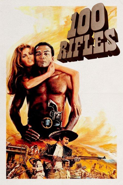 100 Rifles 1969 official movie poster