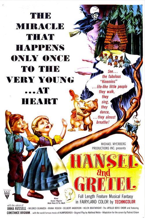 Hansel and Gretel: An Opera Fantasy 1954 official movie poster