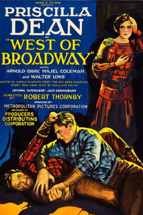 West of Broadway 1926 official movie poster