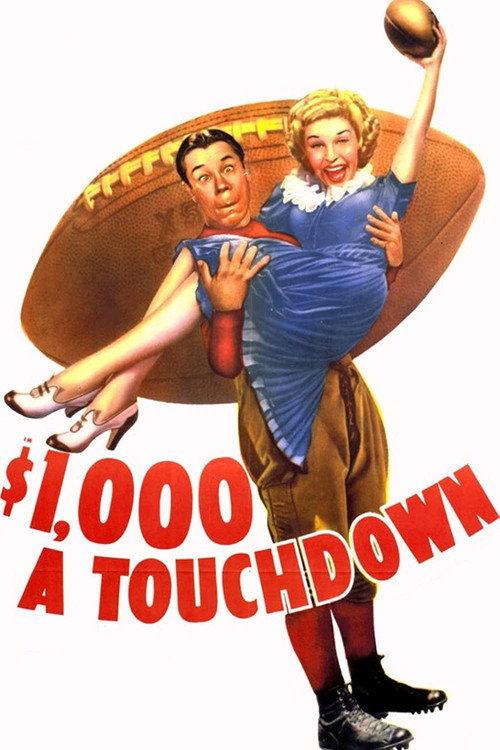 $1,000 a Touchdown 1939 official movie poster