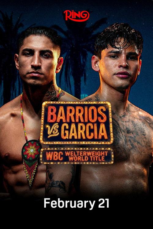 Mario Barrios vs. Ryan Garcia 2026 official movie poster