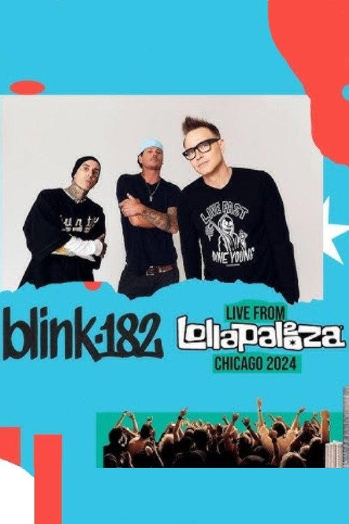 blink-182: Live at Lollapalooza 2024 official movie poster