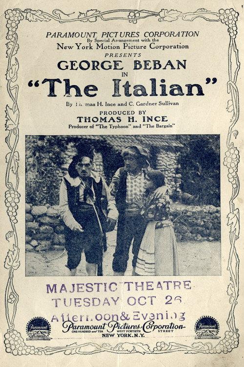 The Italian 1915 official movie poster