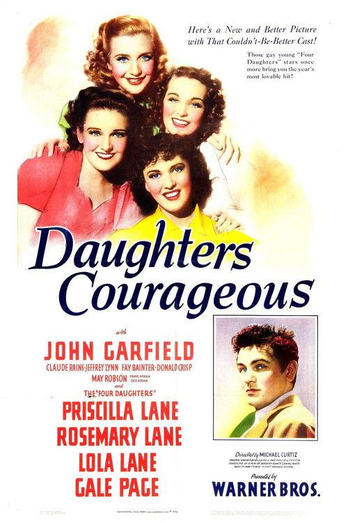 Daughters Courageous 1939 official movie poster