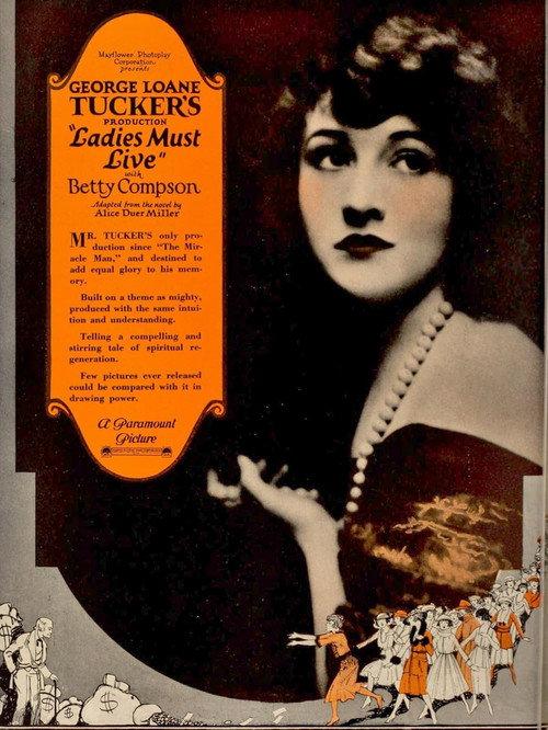 Ladies Must Live 1921 official movie poster