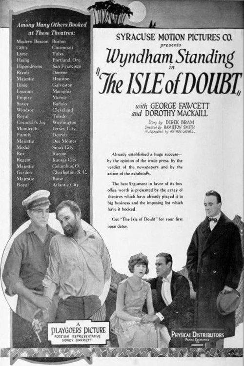 The Isle of Doubt 1922 official movie poster