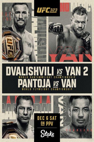 UFC 323: Dvalishvili vs. Yan 2 2025 official movie poster
