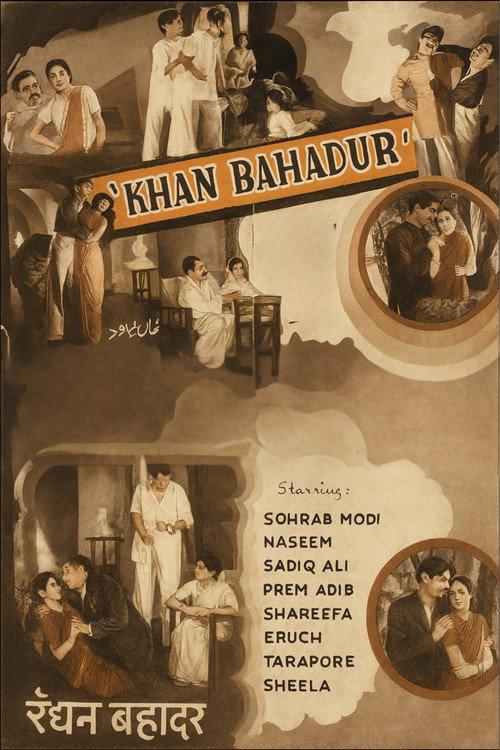 Khan Bahadur 1937 official movie poster