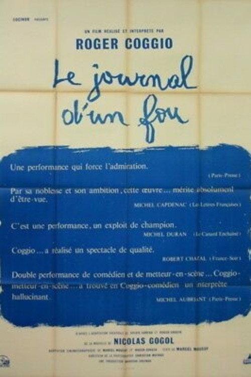 Le journal d’un fou 1963 official movie poster