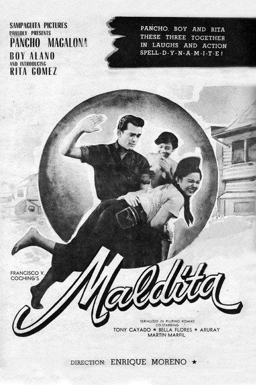 Maldita 1953 official movie poster