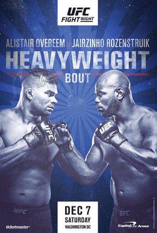 UFC on ESPN 7: Overeem vs. Rozenstruik 2019 official movie poster