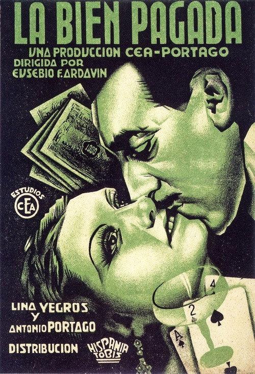 La bien pagada 1935 official movie poster