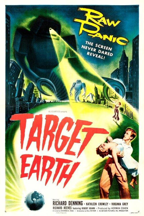 Target Earth 1954 official movie poster