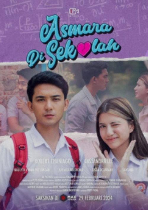 Asmara di Sekolah 2024 official movie poster