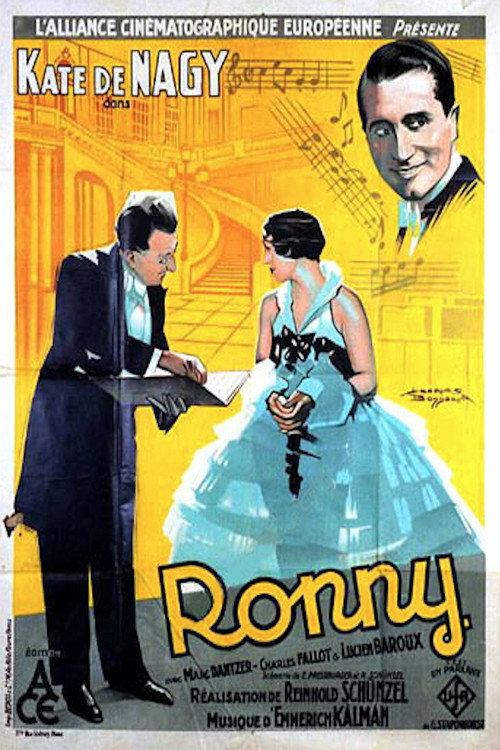 Ronny 1931 official movie poster