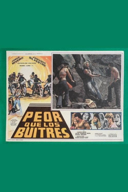 Peor que los buitres 1974 official movie poster
