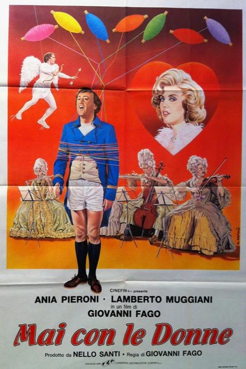 Mai con le donne 1985 official movie poster