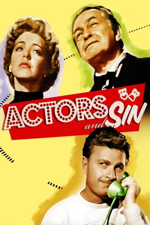 Actors and Sin 1952 official movie poster