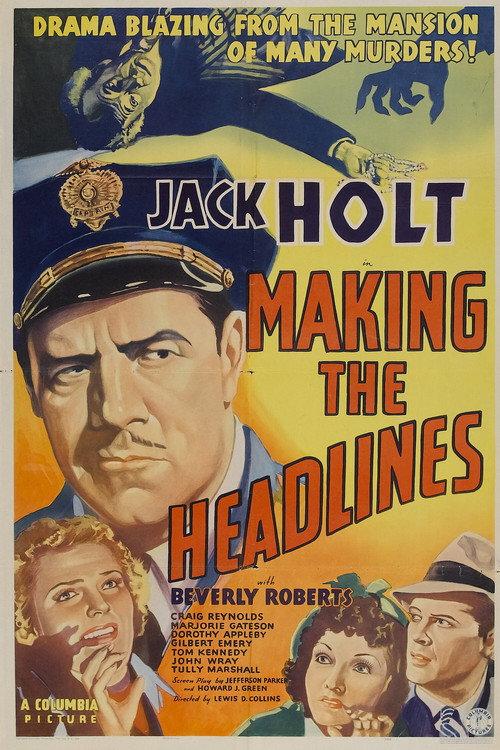 Making the Headlines 1938 official movie poster