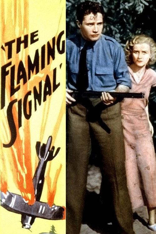 The Flaming Signal 1933 official movie poster