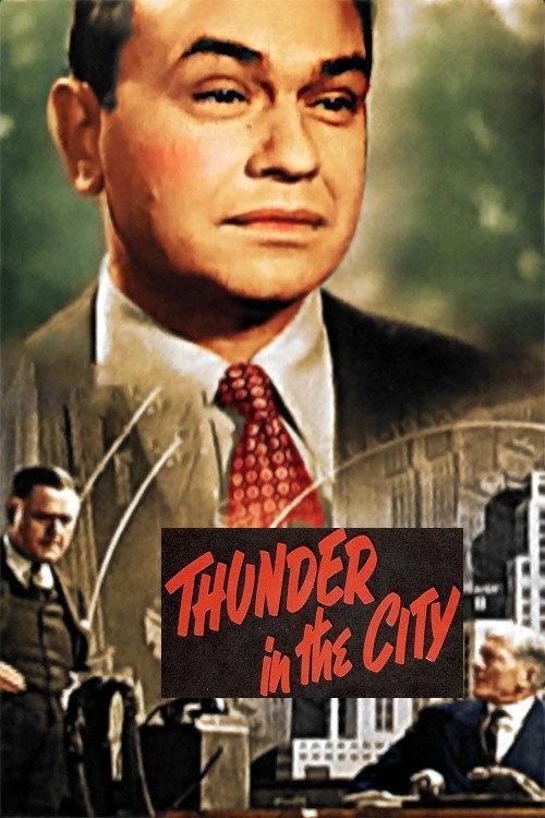 Thunder in the City 1937 official movie poster